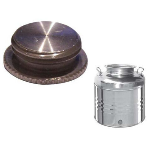 Tapón de acero inoxidable para recipiente de aceite
