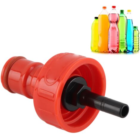 Tapón de bola fabricado en ABS, robusto y ligero, G1/4 para filtros de refrescos de PET.