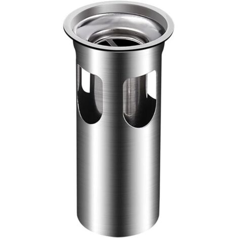 Tapón de desagüe antiolores, válvula antirretorno, accesorio de desagüe para cocina y baño, paquete de 1 (versión larga)
