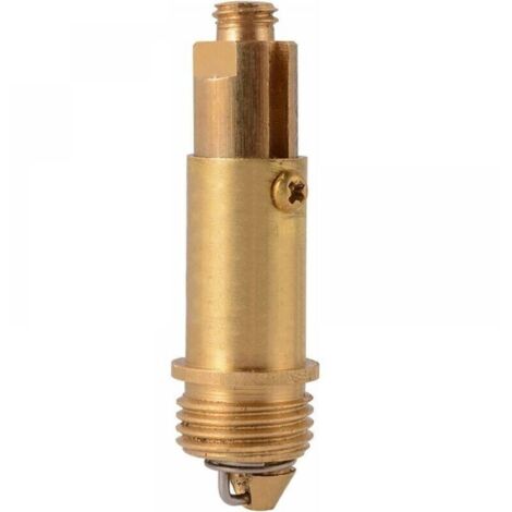 Tapón de desagüe de rebote para lavabos de baño, núcleo de resorte, desagüe a presión fabricado íntegramente en cobre