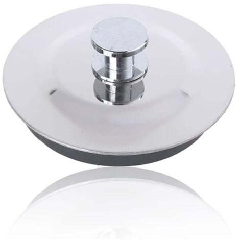 Tapón de desagüe, tapón de desagüe universal Ø 42 a 45 mm, tapón de bañera
