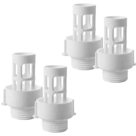 Tapón de drenaje redondo para manguera de repuesto Intex 10184 para piscina/jardín, paquete de 4
