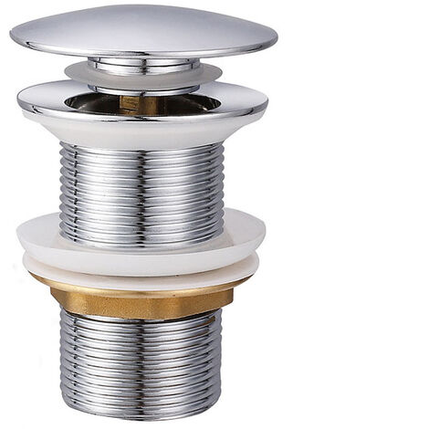 Tapón De Fregadero Emergente MINKUROW, Sistema Automático De Drenaje, Tapón De Drenaje Emergente De Latón, Tapón De Drenaje Universal Sin Desbordamiento
