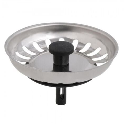 WOLFPACK Tapon de fregadero TECNOAGUA con válvula y cesta de plástico 115 Eje 93BP-50358