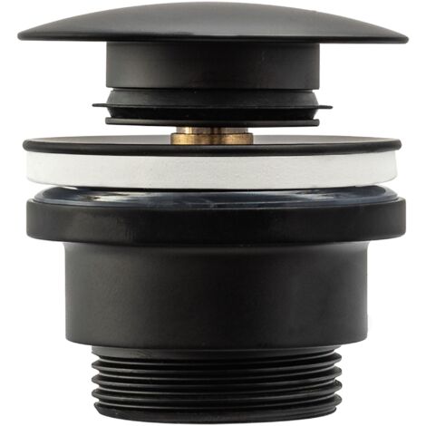 TAPÓN de LAVABO CLIC-CLAC REA NEGRO