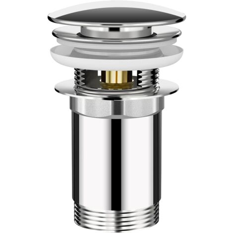 Tapón de lavabo Crediri, tapón de desagüe extraíble con tapa antidesbordamiento universal para lavabos de cobre