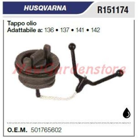 Tapón de llenado de aceite HUSQVARNA motosierra 136 137 141 142 R151174
