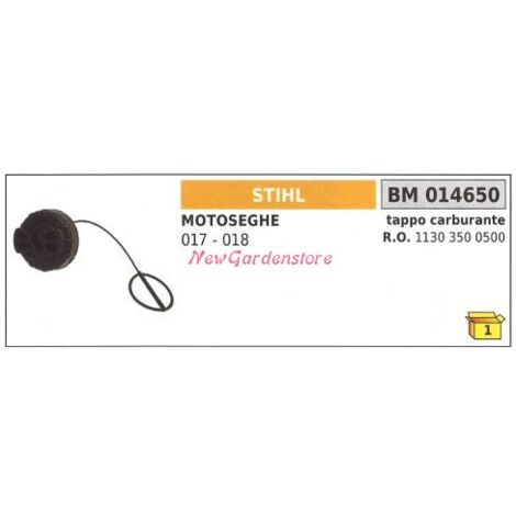 Tapón de llenado de combustible motor STIHL motosierra 017 018 014650