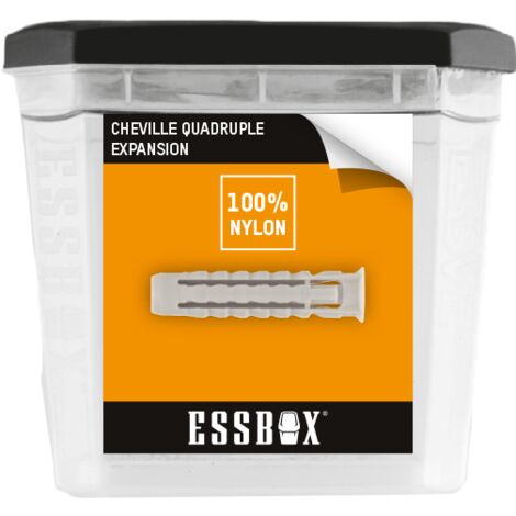 Tapón de nylon ESSBOX SCELL-IT - Galaxy - Ø6 mm x 30 mm - Caja de 100 - EX-91011406