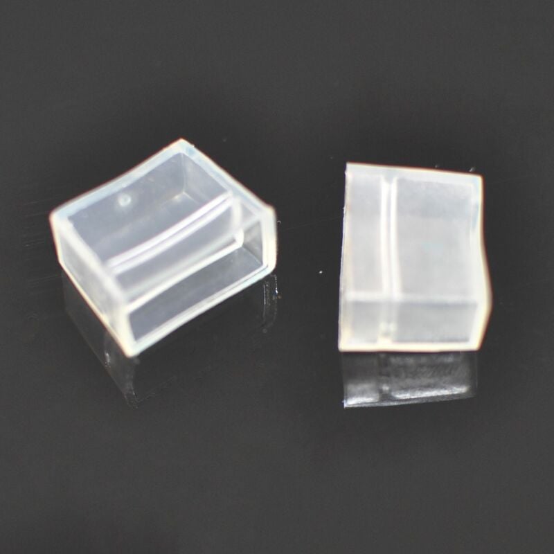 

Tapon Final de PVC transparente Tira LED de 220V AC 14mm