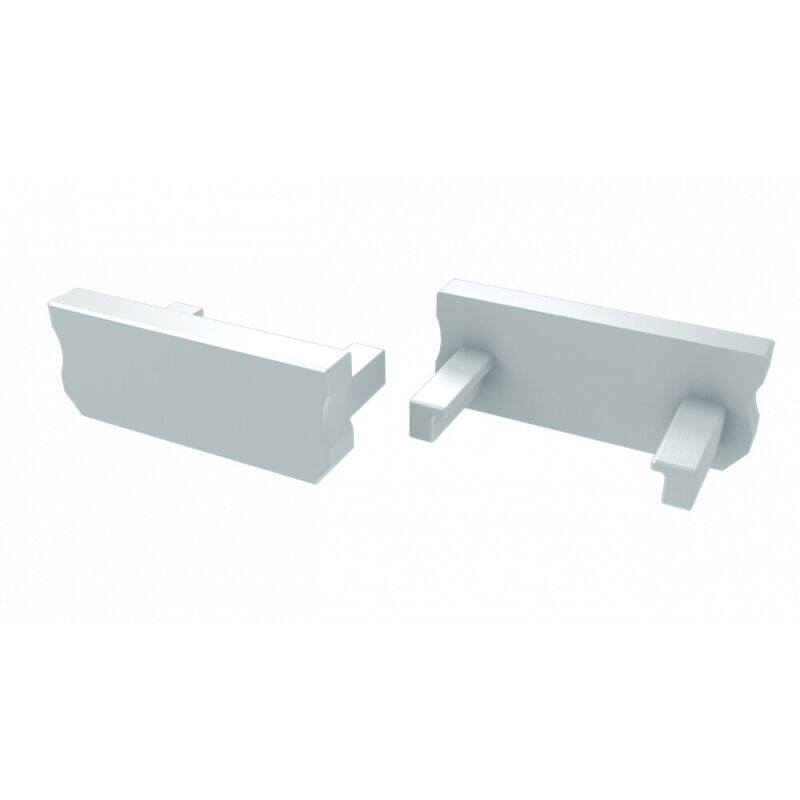 

Tapón Final Perfíl Tipo D | Plástico - Gris - Con Agujero (LL-12-0051-01)