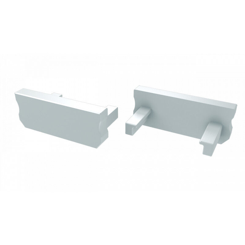 

Greenice - Tapón Final Perfíl Tipo D | Plástico - Inox (LL-12-0051-01)