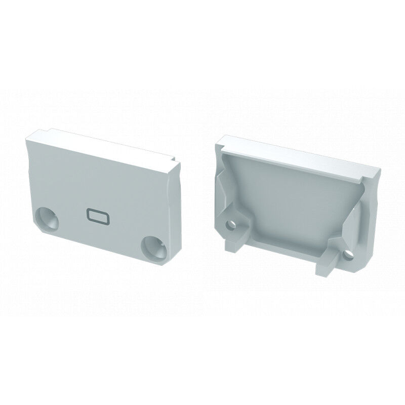 

Tapón Final Perfíl Tipo SILEDA | Aluminio - Blanco - Con Agujero (LL-12-1001-01)