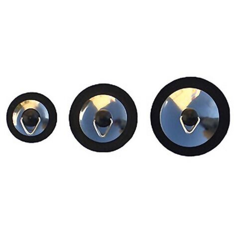 TAPON GOMA CON EMBELLECEDOR INOX 30