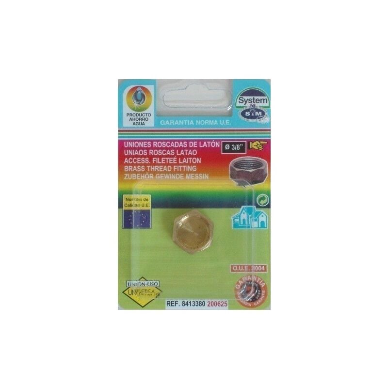 

Tapon Fontanero H 3/8" Lat S M