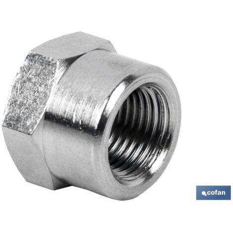 Tapón hexagonal rosca hembra R-3/4, roscas GAS, venta unitaria.