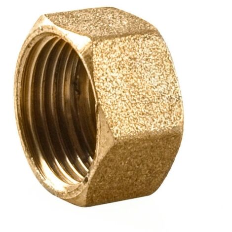 Tapón Latón Hembra 1/2" Alta Calidad