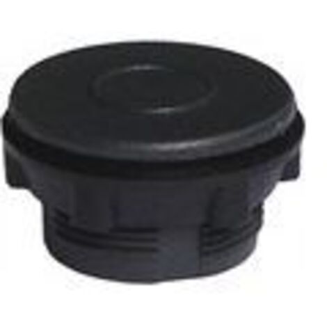 Tapón obturador plástico negro