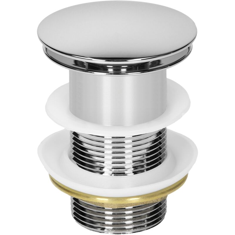 

Tapón para desagüe de metal universal para lavabo fregadero sin rebosadero 1/4