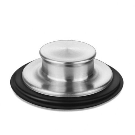 Tapón para fregadero de cocina de acero inoxidable, borde ancho, diámetro 85 mm (3,35 pulgadas) (paquete de 3)