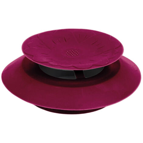 TAPÓN PARA FREGADERO, silicona, color rosa, estructura flexible