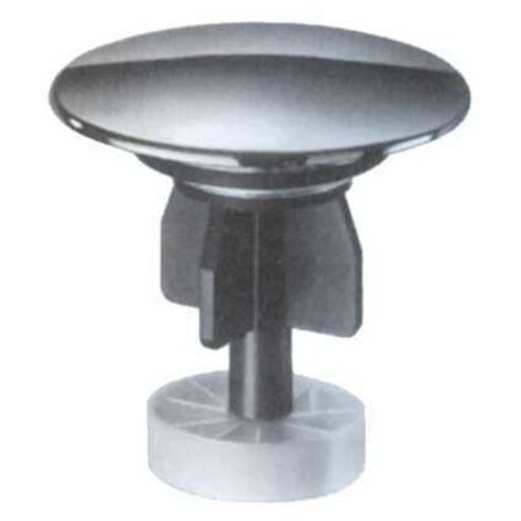 Tapón para lavabo-bidet hongo abs cromado mm 65