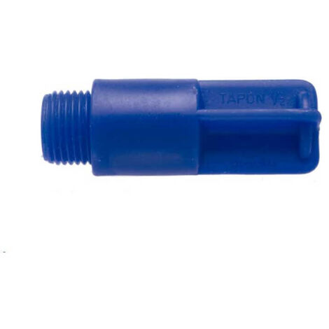 Tapón Rosca Largo Azul Crearplast