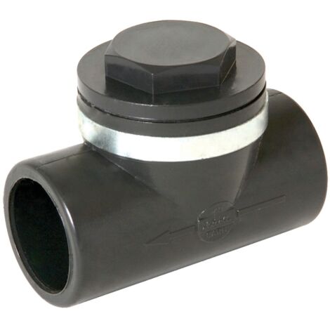 Tapón simple batiente de PVC para pegar ø50