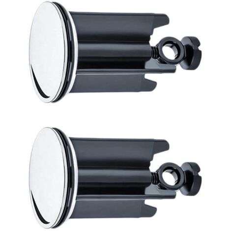 Tapón universal de 2 piezas para lavabo de baño, tapón universal para fregadero, tapón inferior para fregaderos, bañeras y lavabos.
