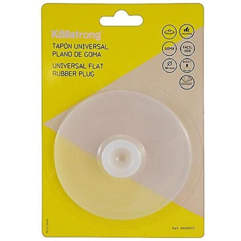 TAPON UNIVERSAL PLANO DE GOMA TRANSPARENTE