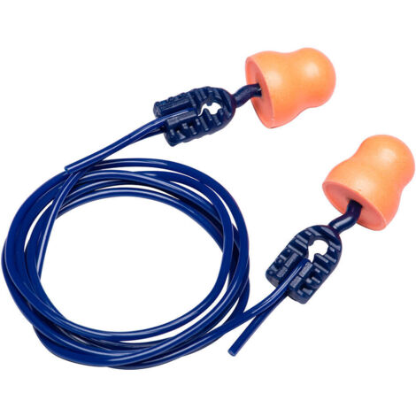 Tapones auditivos Easy Fit PU con cordón (200 pares) PORTWEST EP12