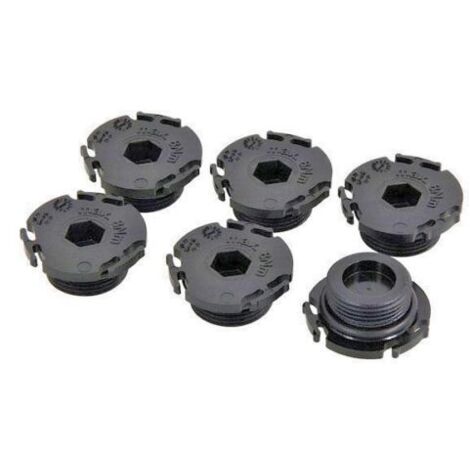 Tapones de carter para BMW de Nylon, 6 piezas