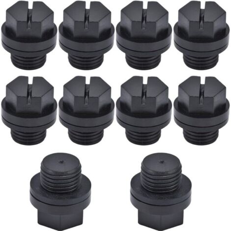 Tapones de desagüe para piscinas – Paquete de 10 unidades, fabricados en goma blanda, acabado de primera calidad, fácil instalación y sellado óptimo.