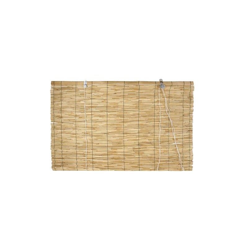 Life In Garden - Volet roulant en bambou avec poulie 120x260 cm noue'e en nylon occultant
