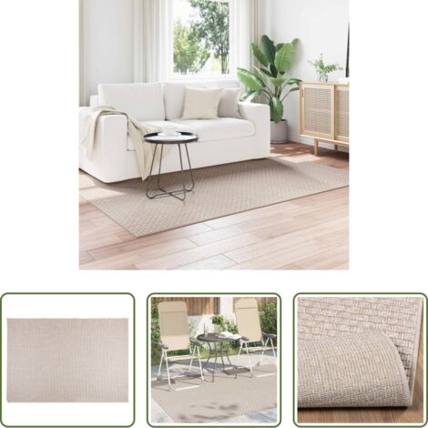 Tappeti antiscivolo -  Tappeti per area Rettangolare FARO Crema 230 x 160 cm