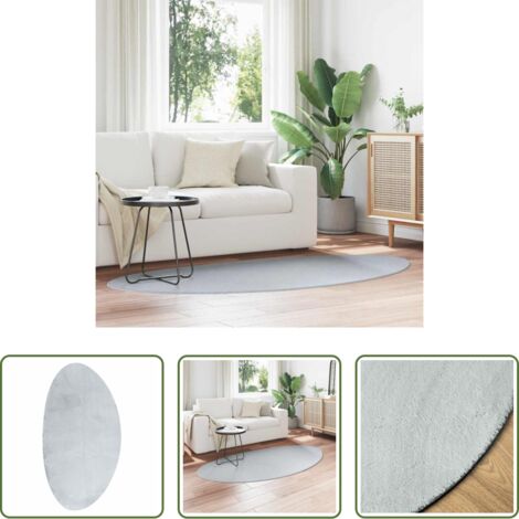 Tappeti in poliestere -  Tappeti per area HUARTE Grigio 100 x 200 cm Poliestere