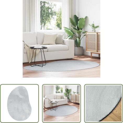 Tappeti in poliestere -  Tappeti per area HUARTE Grigio 140 x 200 cm Poliestere