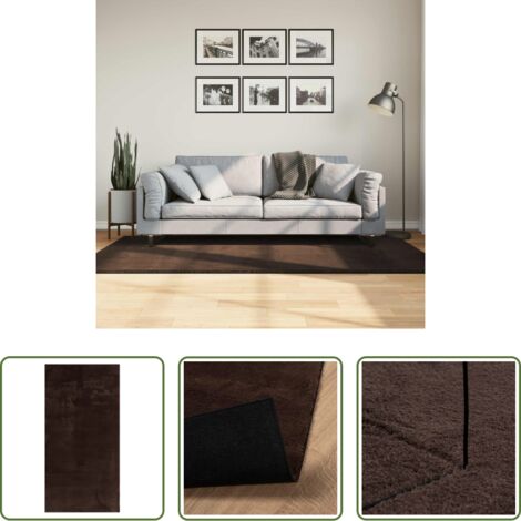 Tappeti per esterni -  Tappeti per area HUARTE Marrone 200 x 100 cm Poliestere