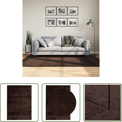 Tappeti per esterni -  Tappeti per area HUARTE Marrone 200 x 140 cm Poliestere
