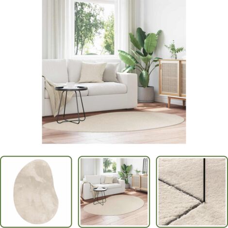 Tappeti per soggiorno -  Tappeti per area HUARTE Beige 140 x 200 cm Poliestere