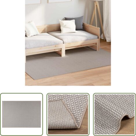 Tappeti per soggiorno -  Tappeti per area LUGO Crema e Taupe 230 x 160 cm Poliestere