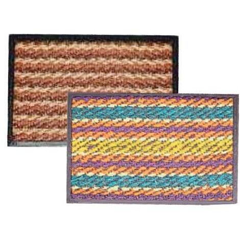 TAPPETI ZERBINI BRIXO STRIPES IN COCCO SPESSORE 6MM DIVERSE MISURE
