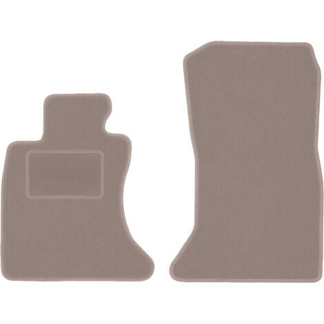 Tappetini anteriori beige per: BMW 5 F10 FL xDrive berlina (2013-2017)