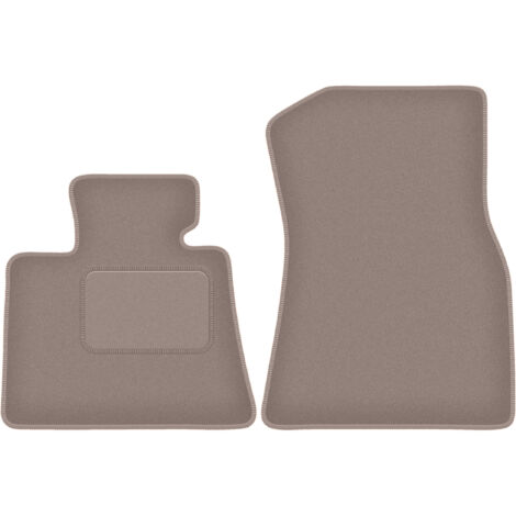 Tappetini anteriori beige per: BMW X7 G07 7 posti (2019-2022)