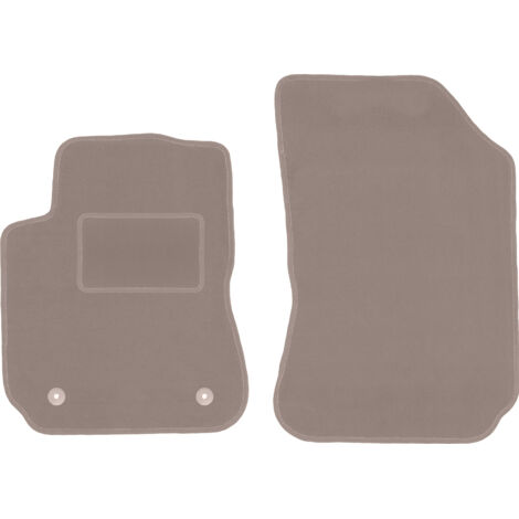 Tappetini anteriori beige per: Citroen C4 Cactus crossover (2014-2018)