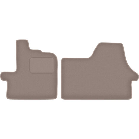 Tappetini anteriori beige per: Citroen Jumper III furgone (2014 - )