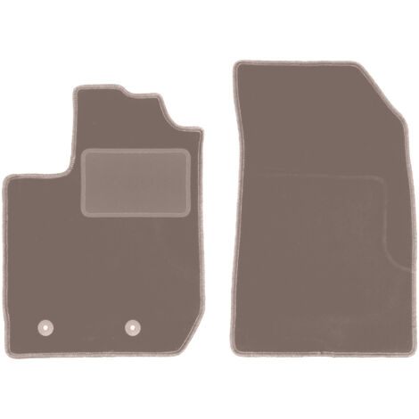 Tappetini anteriori beige per: Dacia Duster II 2WD SUV (2018-)