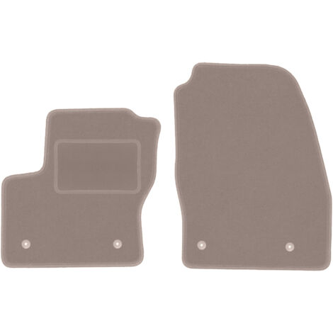 Tappetini anteriori beige per: Ford C-MAX MK2 minivan (2015-2019)