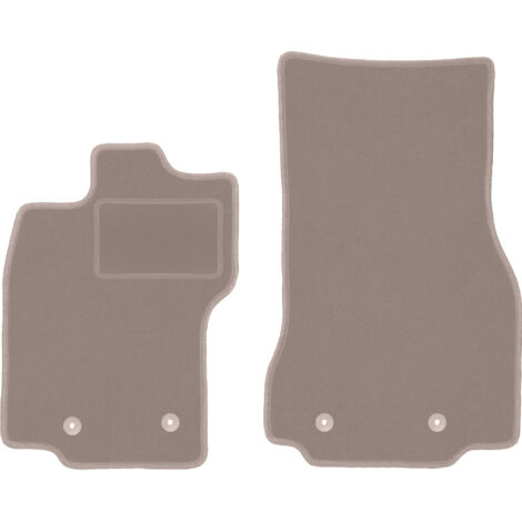 Tappetini anteriori beige per: Jaguar XF I 4WD X250 berlina, station wagon (2007-2015)