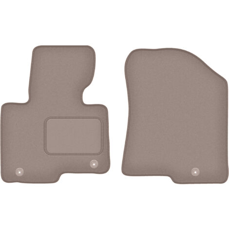 Tappetini anteriori beige per: Kia Carens IV minivan (2013-2018)